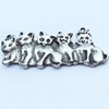 Pendant, Zinc Alloy Jewelry Findings, 55x20mm, Sold by Bag