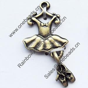 Pendant, Zinc Alloy Jewelry Findings, 13x18mm, Sold by Bag