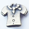 Pendant, Zinc Alloy Jewelry Findings, 10x10mm, Sold by Bag