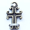 Pendant, Zinc Alloy Jewelry Findings, 6x11mm, Sold by Bag