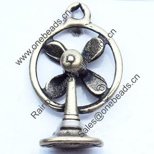 Pendant, Zinc Alloy Jewelry Findings, 13x21mm, Sold by Bag