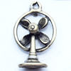 Pendant, Zinc Alloy Jewelry Findings, 13x21mm, Sold by Bag