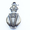 Pendant, Zinc Alloy Jewelry Findings, 10x20mm, Sold by Bag