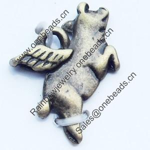 Pendant, Zinc Alloy Jewelry Findings, 13x17mm, Sold by Bag