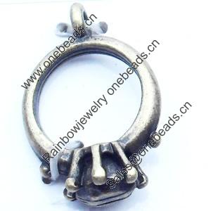 Pendant, Zinc Alloy Jewelry Findings, 12x17mm, Sold by Bag