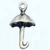 Pendant, Zinc Alloy Jewelry Findings, Umbrella, 8x15mm, Sold by Bag