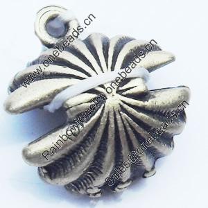 Pendant, Zinc Alloy Jewelry Findings, 14x15mm, Sold by Bag