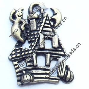 Pendant, Zinc Alloy Jewelry Findings, 14x20mm, Sold by Bag