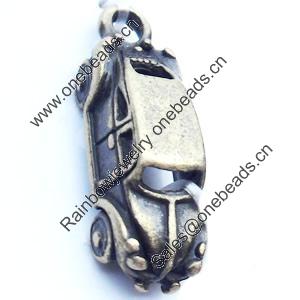 Pendant, Zinc Alloy Jewelry Findings, 8x22mm, Sold by Bag