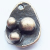 Pendant, Zinc Alloy Jewelry Findings, 8x10mm, Sold by Bag