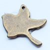 Pendant, Zinc Alloy Jewelry Findings, 18x20mm, Sold by Bag
