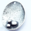 Pendant, Zinc Alloy Jewelry Findings, 15x21mm, Sold by Bag