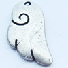 Pendant, Zinc Alloy Jewelry Findings, 9x17mm, Sold by Bag