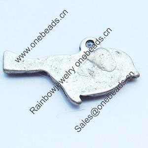 Pendant, Zinc Alloy Jewelry Findings, 20x10mm, Sold by Bag