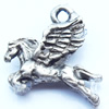Pendant, Zinc Alloy Jewelry Findings, Horse, 15x17mm, Sold by Bag