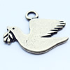 Pendant, Zinc Alloy Jewelry Findings, 24x13mm, Sold by Bag