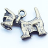 Pendant, Zinc Alloy Jewelry Findings, Dog, 18x14mm, Sold by Bag