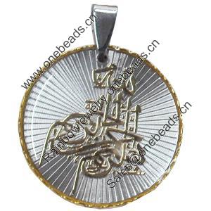 Pendant, Zinc Alloy Jewelry Findings, 29x36mm, Sold by PC