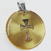 Pendant, Zinc Alloy Jewelry Findings, 29x36mm, Sold by PC