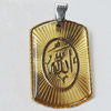 Pendant, Zinc Alloy Jewelry Findings, 21x38mm, Sold by PC