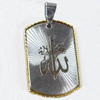 Pendant, Zinc Alloy Jewelry Findings, 21x38mm, Sold by PC