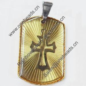 Pendant, Zinc Alloy Jewelry Findings, 21x38mm, Sold by PC