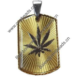 Pendant, Zinc Alloy Jewelry Findings, 21x38mm, Sold by PC