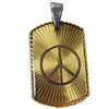 Pendant, Zinc Alloy Jewelry Findings, 21x38mm, Sold by PC