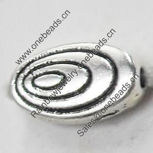 Beads, Zinc Alloy Jewelry Findings, 9x5mm, Sold by Bag