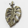 Pendant, Zinc Alloy Jewelry Findings, 12x20mm, Sold by Bag