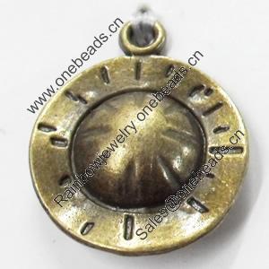 Pendant, Zinc Alloy Jewelry Findings, 20x24mm, Sold by Bag