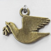 Pendant, Zinc Alloy Jewelry Findings, 24x18mm, Sold by Bag