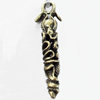 Pendant, Zinc Alloy Jewelry Findings, 8x49mm, Sold by Bag