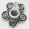 Bead Caps Zinc Alloy Jewelry Findings, 10mm, Sold by Bag