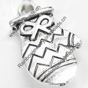 Pendant, Zinc Alloy Jewelry Findings, 15x25mm, Sold by Bag