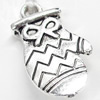 Pendant, Zinc Alloy Jewelry Findings, 15x25mm, Sold by Bag