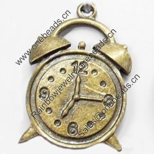 Pendant, Zinc Alloy Jewelry Findings, 23x35mm, Sold by Bag