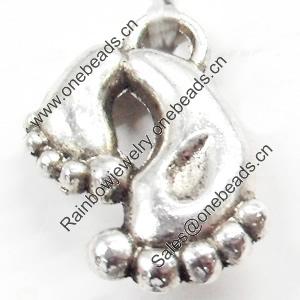 Pendant, Zinc Alloy Jewelry Findings, 15x28mm, Sold by Bag