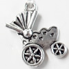 Pendant, Zinc Alloy Jewelry Findings, 17x25mm, Sold by Bag