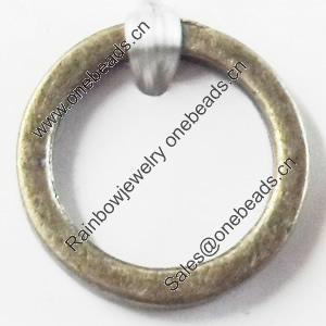 Donut, Zinc Alloy Jewelry Findings, Outside diameter:14mm Inside diameter 11mm, Sold by Bag