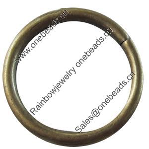 Donut, Zinc Alloy Jewelry Findings, Outside diameter:38mm Inside diameter 30mm, Sold by Bag