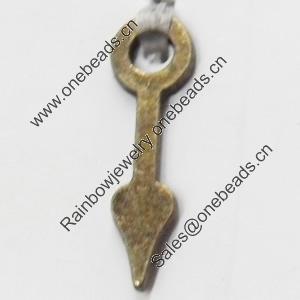 Pendant, Zinc Alloy Jewelry Findings, 3.5x16mm, Sold by Bag