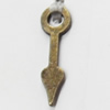 Pendant, Zinc Alloy Jewelry Findings, 3.5x16mm, Sold by Bag