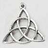 Pendant, Zinc Alloy Jewelry Findings, 29x32mm, Sold by Bag