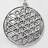 Pendant, Zinc Alloy Jewelry Findings, 35x38mm, Sold by Bag