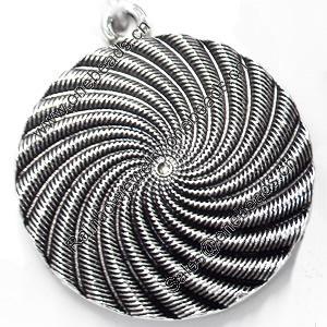 Pendant, Zinc Alloy Jewelry Findings, 34x40mm, Sold by Bag