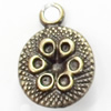 Pendant, Zinc Alloy Jewelry Findings, 12x17mm, Sold by Bag