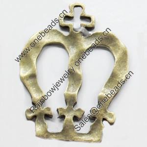 Pendant, Zinc Alloy Jewelry Findings, 29x38mm, Sold by Bag