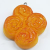 Resin Pendants, 31x35mm, Sold by PC