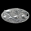 Pendant, Zinc Alloy Jewelry Findings, Flat Oval 37x20mm, Sold by Bag